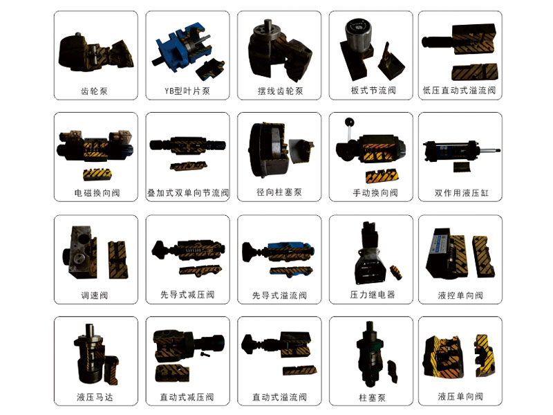 BR-M08B Industrial Hydraulic Component Disassembly and Assembly Model